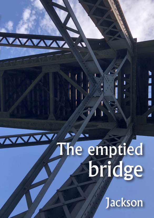 Poetry book "The emptied bridge" by Jackson